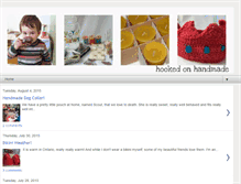 Tablet Screenshot of hookedonhandmade.blogspot.com