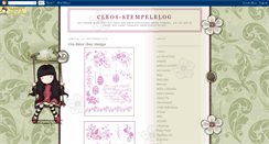 Desktop Screenshot of cleos-stempelblog.blogspot.com