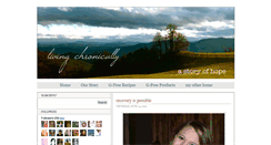 Desktop Screenshot of livingchronically.blogspot.com