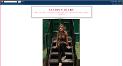 Desktop Screenshot of fashiondiarybyelena.blogspot.com