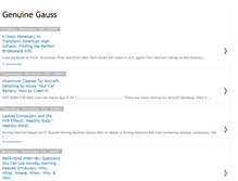 Tablet Screenshot of genuinegauss.blogspot.com