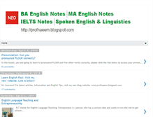 Tablet Screenshot of neoenglishsystem.blogspot.com