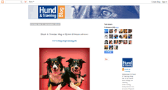Desktop Screenshot of hundogtraening.blogspot.com