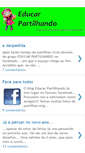 Mobile Screenshot of educarpartilhando.blogspot.com