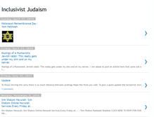 Tablet Screenshot of inclusivistjudaism.blogspot.com