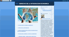 Desktop Screenshot of derechodelaintegracioneconomica.blogspot.com