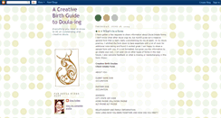 Desktop Screenshot of creativebirthguide.blogspot.com