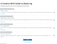Tablet Screenshot of creativebirthguide.blogspot.com