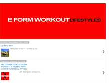 Tablet Screenshot of eformworkout.blogspot.com