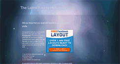 Desktop Screenshot of facebooklayout-skins.blogspot.com