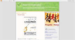 Desktop Screenshot of progettofuturoonlus.blogspot.com