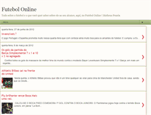 Tablet Screenshot of futebolonlineesporte.blogspot.com