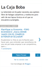Mobile Screenshot of lacajaboba.blogspot.com