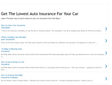 Tablet Screenshot of lowest-auto-insurance.blogspot.com