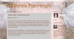 Desktop Screenshot of californiapapercrafts.blogspot.com