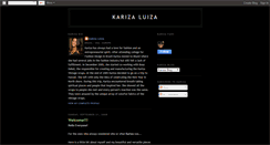 Desktop Screenshot of karizaluiza.blogspot.com
