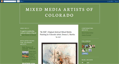 Desktop Screenshot of mixedmediaartistsofcolorado.blogspot.com