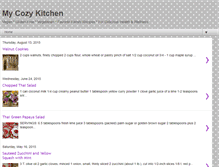 Tablet Screenshot of mycozykitchen.blogspot.com