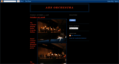Desktop Screenshot of ahsorchestra.blogspot.com