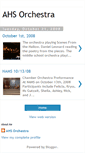 Mobile Screenshot of ahsorchestra.blogspot.com