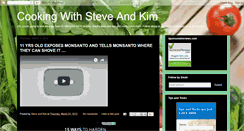 Desktop Screenshot of cookingwithsteveandkim.blogspot.com