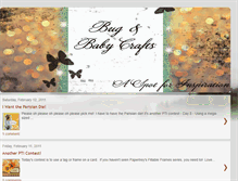 Tablet Screenshot of bugandbabycrafts.blogspot.com