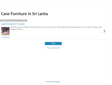 Tablet Screenshot of canefurnitureinsrilanka.blogspot.com
