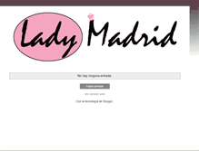 Tablet Screenshot of ladymadrid-ladymadrid.blogspot.com