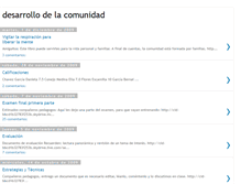 Tablet Screenshot of desarrollodelacomunidaduno.blogspot.com