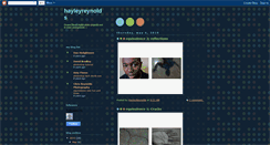 Desktop Screenshot of hayleytanyareynolds09.blogspot.com