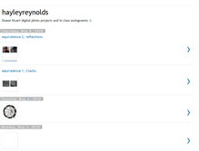 Tablet Screenshot of hayleytanyareynolds09.blogspot.com