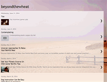 Tablet Screenshot of beyondthewheat.blogspot.com