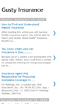 Mobile Screenshot of gustyinsurance.blogspot.com