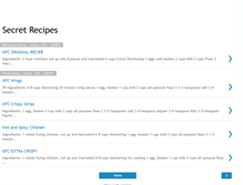 Tablet Screenshot of goodsecretrecipes.blogspot.com