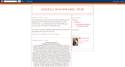 Desktop Screenshot of angelawoodwarddvm.blogspot.com