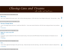 Tablet Screenshot of chasingcansanddreams.blogspot.com