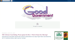 Desktop Screenshot of goodgovernmentga.blogspot.com