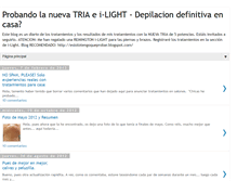 Tablet Screenshot of delipacionencasita-tria.blogspot.com