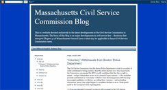 Desktop Screenshot of masscivilservicecommissionblog.blogspot.com