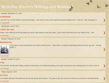 Tablet Screenshot of michelinebrierre.blogspot.com