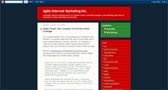 Desktop Screenshot of agitointernetmarketing.blogspot.com