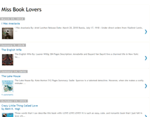 Tablet Screenshot of missbooklover.blogspot.com