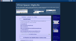 Desktop Screenshot of firstspace.blogspot.com
