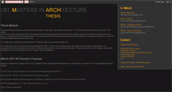Desktop Screenshot of m-arch-thesis.blogspot.com