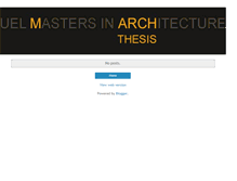 Tablet Screenshot of m-arch-thesis.blogspot.com