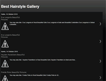 Tablet Screenshot of best-hairstyle-gallery.blogspot.com