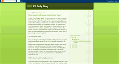 Desktop Screenshot of fitbodyblog.blogspot.com