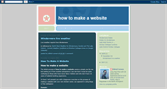 Desktop Screenshot of how-to-make-a-website.blogspot.com