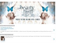 Tablet Screenshot of beautyfromashesministries.blogspot.com