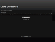 Tablet Screenshot of latina-exibicionista.blogspot.com